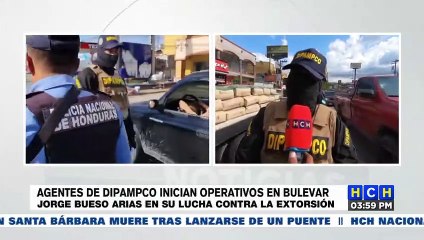 DIPAMPCO inicia operativos en contra de la extorsión en Copán