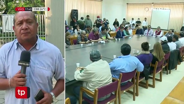 Cívicos piden nuevo proyecto de ley a la Uagrm y ratifican que el paro indefinido sigue