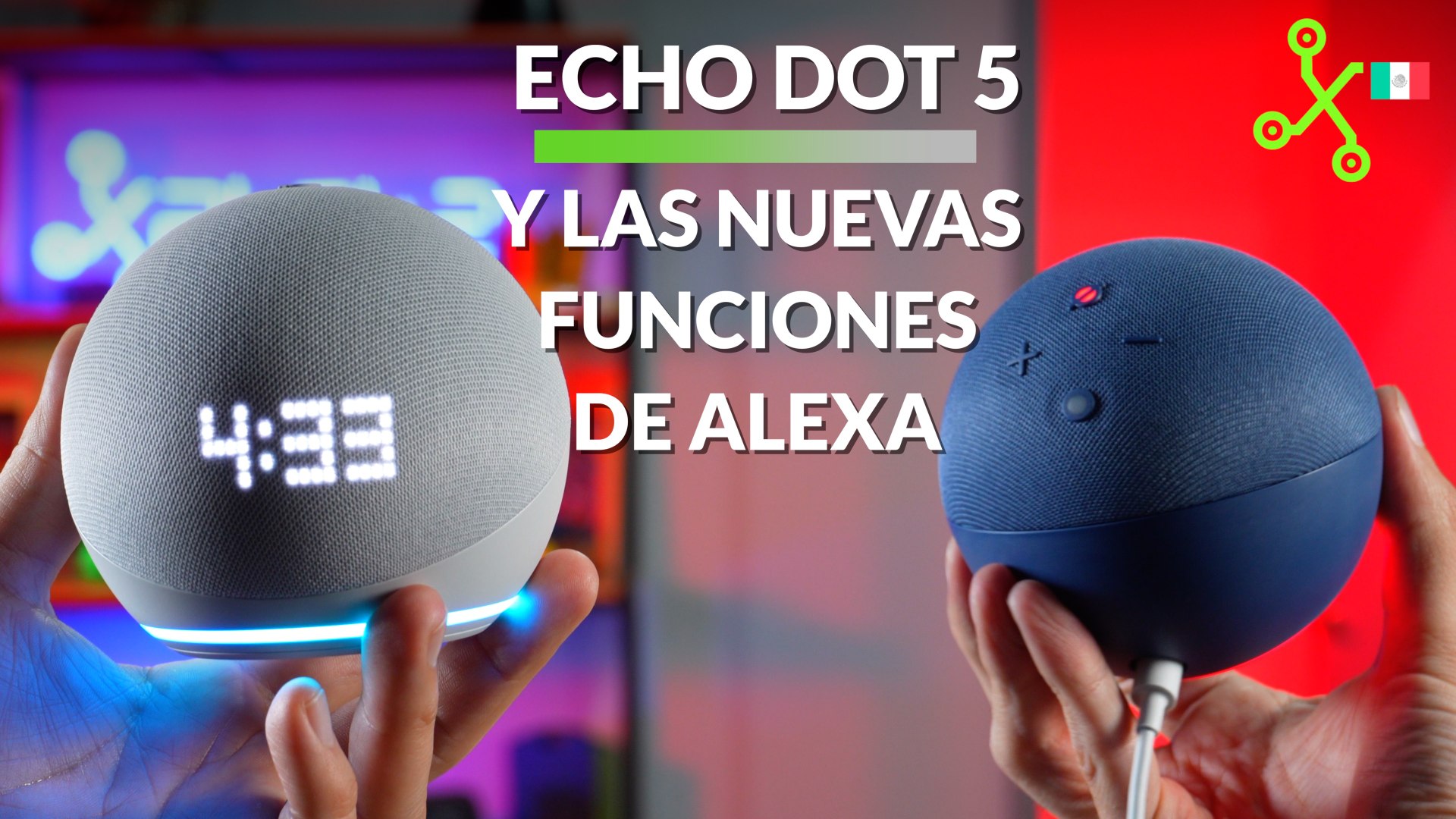 ECHO DOT 5: Alexa con mejor sonido y display, precio y más funciones en  México - Vídeo Dailymotion