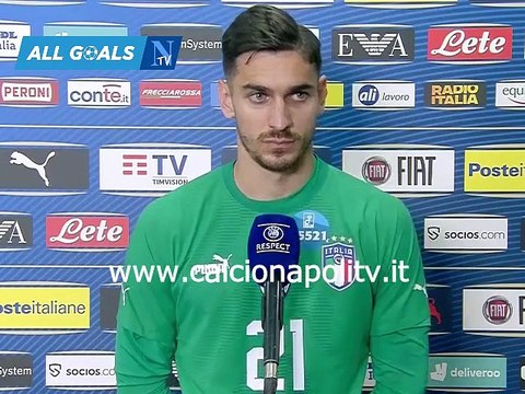 Albania-Italia 1-3 16/11/22 intervista post-partita Alex Meret