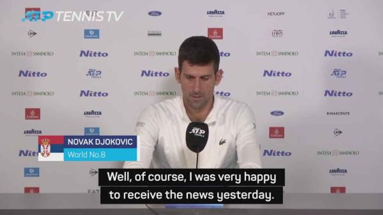 Djokovic 'relieved' to have Australia visa ban overturned