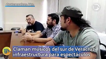 Claman músicos del sur de Veracruz infraestructura para espectáculos