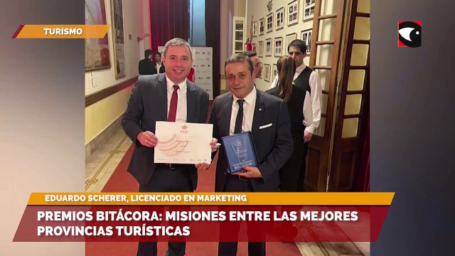 Sala cinco Premios bitácora Misiones entre las mejores provincias turísticas