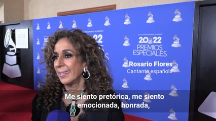 Cantante Rosario recibe premio a la Excelencia Musical: "Me siento pletórica"