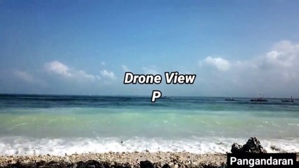 Drone View Pantai Pangandaran