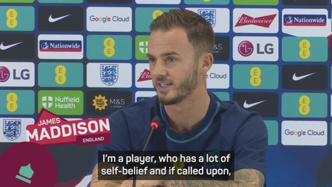 Maddison backs himself to 'produce moments of magic' for England