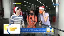 Bida on the spot sa Cash Hour sa LRT Recto Station | Unang Hirit