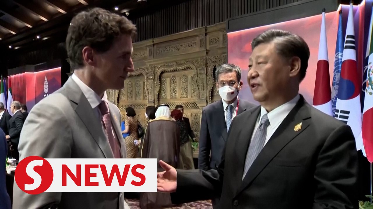 China's Xi confronts Canada's Trudeau at G20