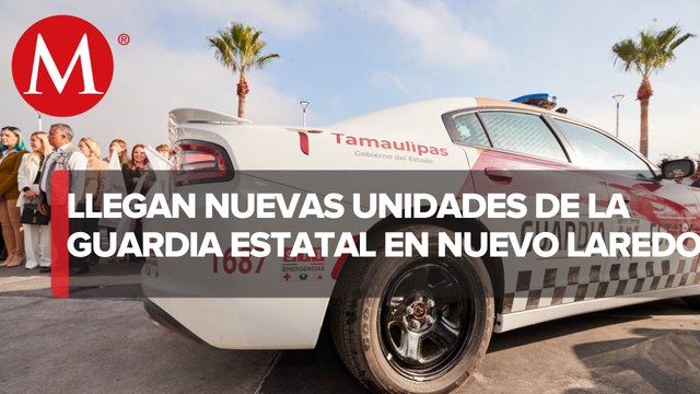 Entregan nuevas patrullas de la Guardia Estatal en Tamaulipas