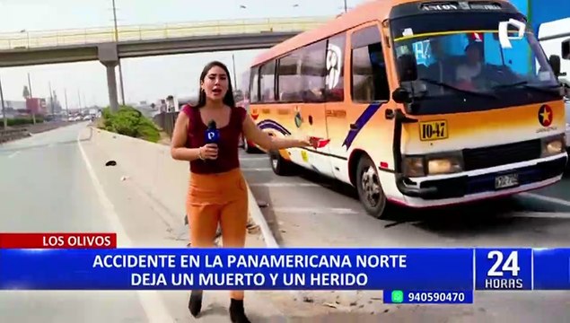 Los Olivos: copiloto de auto muere tras estrellarse contra camión de basura en la Panamericana Norte