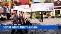 Kapolresta Pimpin Upacara Sertijab Kabag SDM, Kasat Binmas, Kapolsek Mataram dan Kapolsek Ampenan