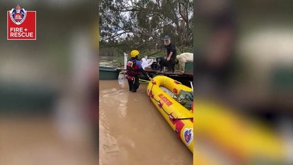 Extent of first 24 hours of floods