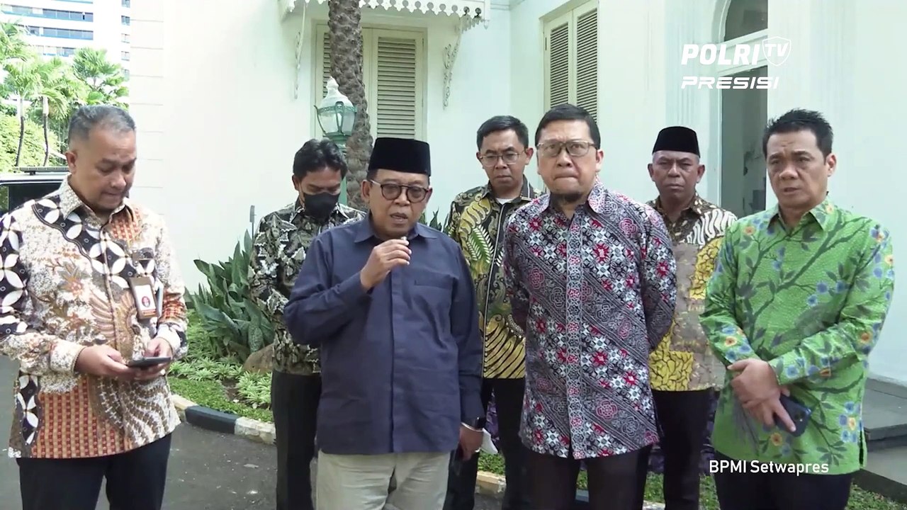 Keterangan Pers Wakil Persiden Menerima Pengurus Kahmi