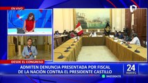 Congreso: Subcomisión admite denuncia constitucional presentado por fiscal de la Nación contra Pedro Castillo