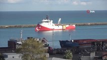 Barbaros Hayrettin Paşa Sismik Araştırma Gemisi Trabzon Limanında bir süre daha kalacak