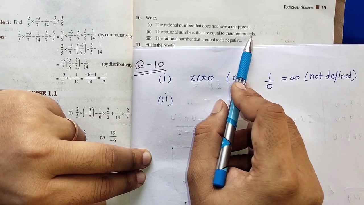 Ex-1.1 Q-9,10,11 _ Rational Number _ Chapter 1 _ Class 8th Math _ NCERT _