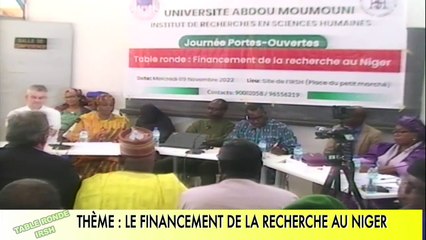 Table Ronde IRSH Niamey le 09 Novembre 2022; Thème: "Le Financement de la Recherche au Niger"