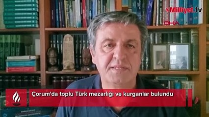Çorum'da toplu Türk mezarlığı ve kurganlar bulundu