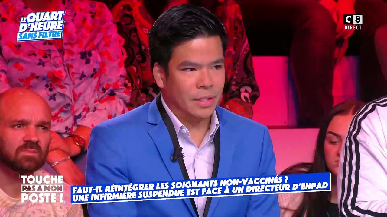 Echange tendu entre deux invités de "Touche pas à mon poste" hier soir à propos des personnels soignants non vaccinés: "J'irais vous chercher par la peau des fesses" - VIDEO