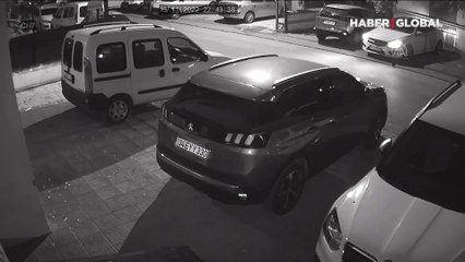 Park halindeki Mercedes'i çalan hırsız hayrete düşürdü