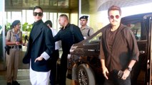 Deepika Padukone & Anil Kapoor Arrive In Luxury Cars At Airport