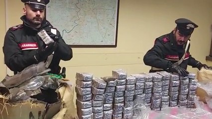 Un milione di dosi di hashish pronte a invadere Roma, arrestato 29enne