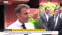 Le président Emmanuel Macron estime qu’il ne faut pas 