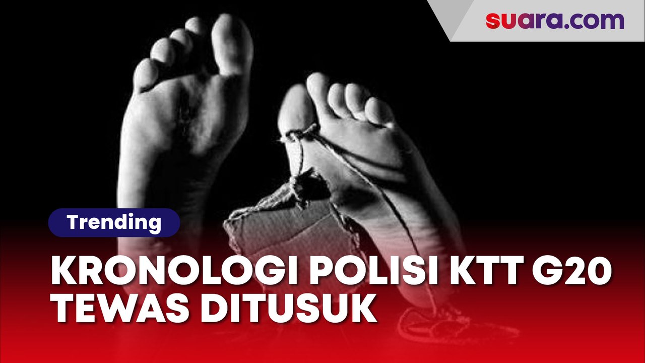 Kronologi Polisi Pengamanan KTT G20 Tewas Ditusuk