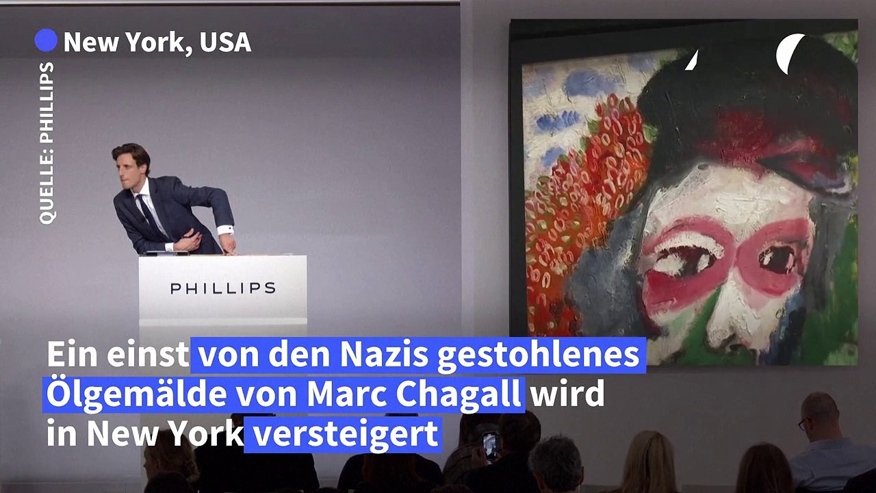 Chagall-Gemälde 'Der Vater' für 7,4 Millionen Dollar versteigert