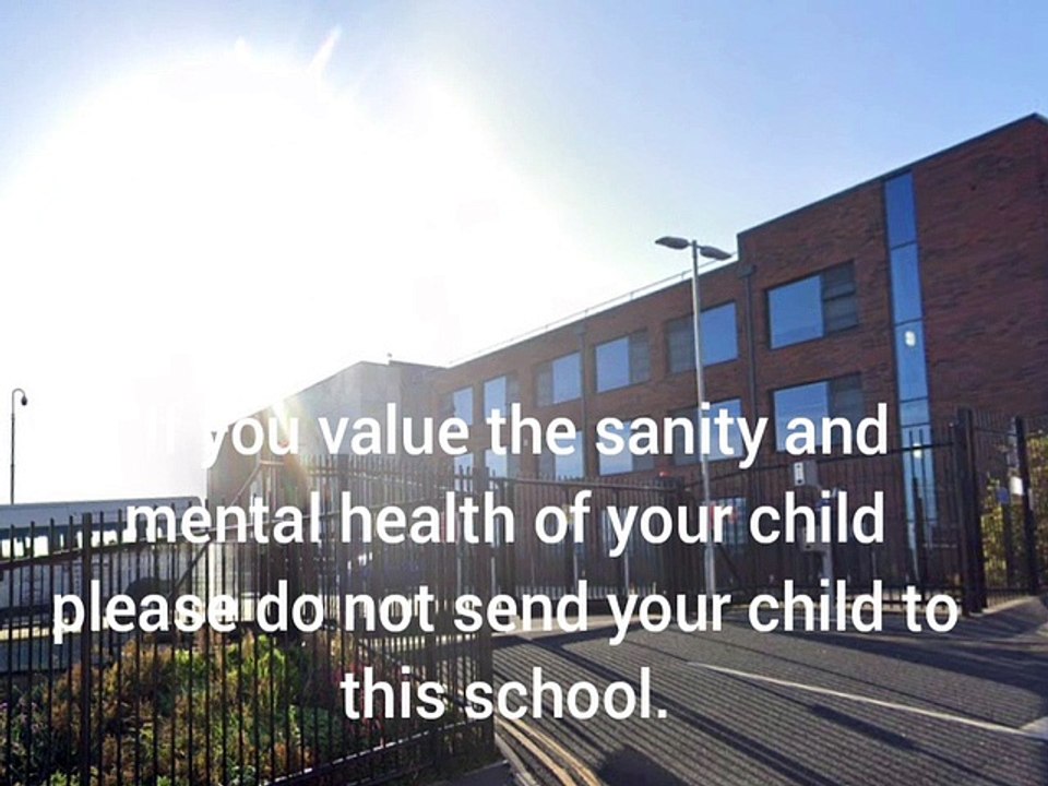 "Please do not send your child to this school"