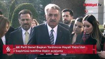 AK Parti'li Yazıcı'dan erken seçim tartışmalarına yanıt