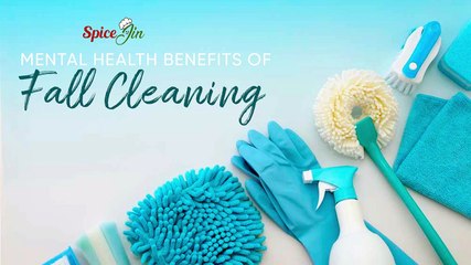Mental health benefits of fall cleaning
