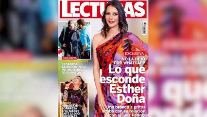 Esther Doña se pronuncia tras la nueva versión de su ruptura con Santiago Pedraz