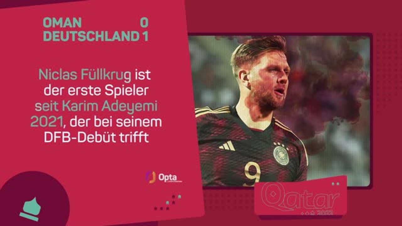 DFB-Team siegt im Oman - Die Fakten zum Spiel