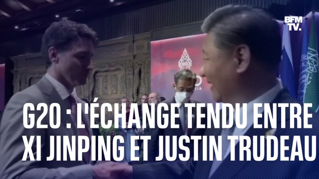 L'échange tendu entre Xi Jinping et Justin Trudeau en clôture du G20