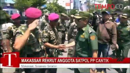 Makassar Rekrut Anggota Satpol PP Cantik