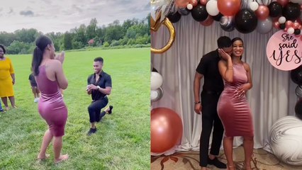 'I love loving her' - Basketball player proposes to GF after 10 months of long-distance relationship
