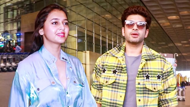 एयरपोर्ट पर करण कुंद्रा और तेजस्वी प्रकाश अलग-अलग पहुंचे