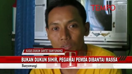 Bukan Dukun Sihir, Pegawai Pemda Dibantai Massa