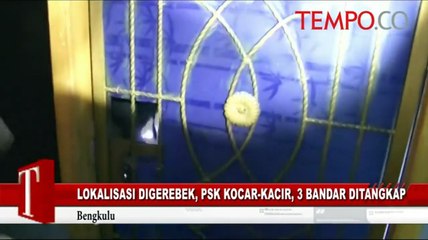 Lokalisasi Digerebek, PSK Kocar kacir, 3 Bandar Ditangkap