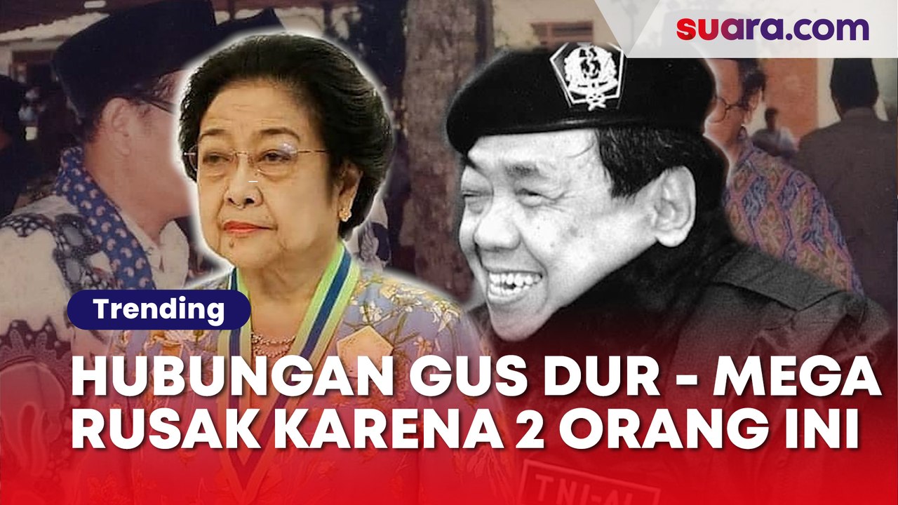 Gus Dur dan Megawati Pernah Dekat Bak Kakak Adik, Berakhir Rusak Gegara Dua Sosok Ini