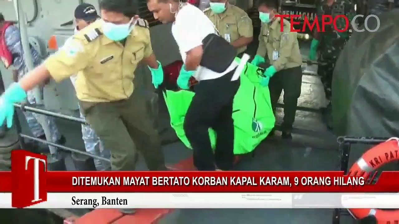 Ditemukan Mayat Bertato Korban Kapal Karam 9 Orang Hilang