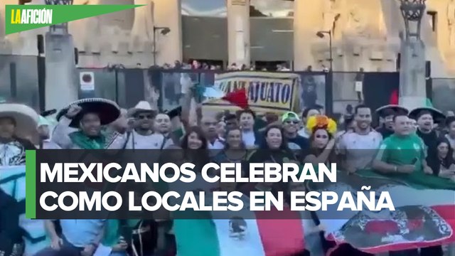 Afición mexicana arropó a la selección mexicana