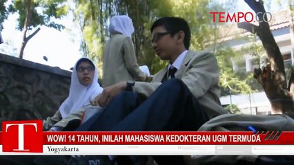 Wow!14 Tahun, Inilah Mahasiswa Kedokteran UGM Termuda