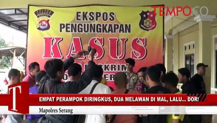 Empat Perampok Diringkus, Dua Melawan di Mal, lalu... Dor