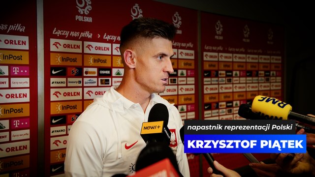 Krzysztof Piątek po meczu Polska-Chile