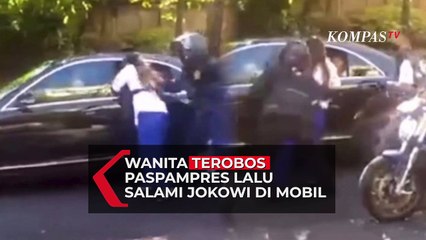 Download Video: Nekat! Wanita Terobos Iring-Iringan Paspampres Demi Salami Jokowi di Bali, Ini Kata Istana..