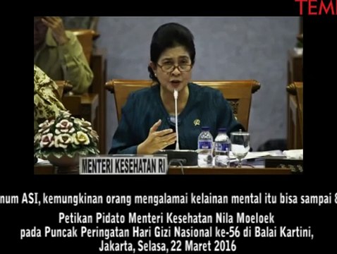 Menkes: Bayi Tidak Minum ASI, kalau Besar Bisa Bertabiat Porno