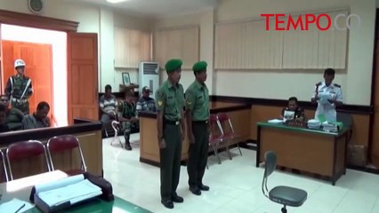 2 Penganiaya Ajudan Damdim Dituntut 10 dan 15 Bulan