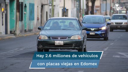 En Edomex, 28% de autos tienen placas vencidas